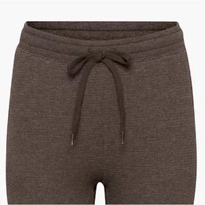 🤎TNA waffle knit joggers - chocolate brown🤎